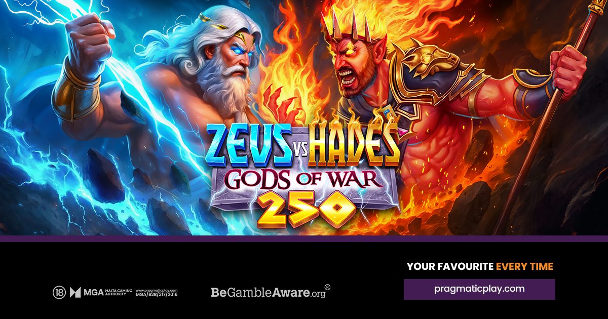 PRAGMATIC PLAY REIGNITES AN EPIC BATTLE IN ZEUS VS HADES – GODS OF WAR 250